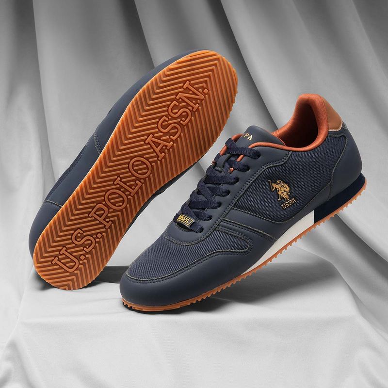 U.S. POLO ASSN. Men CLANE 2.0 Sneakers Navy Blue (UK 9)