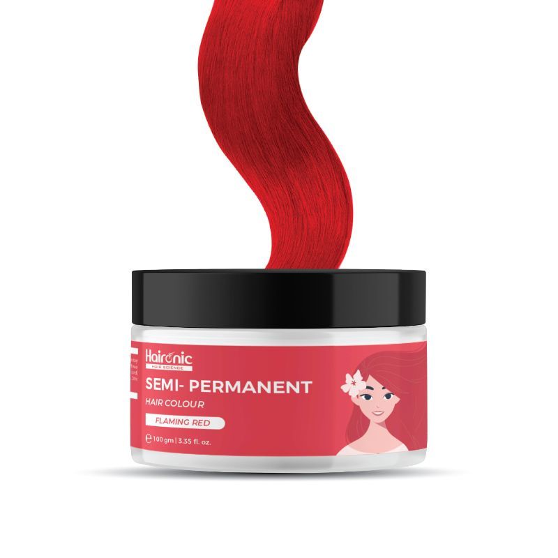 Buy Haironic Flaming Red SemiPermanent Hair Color Online