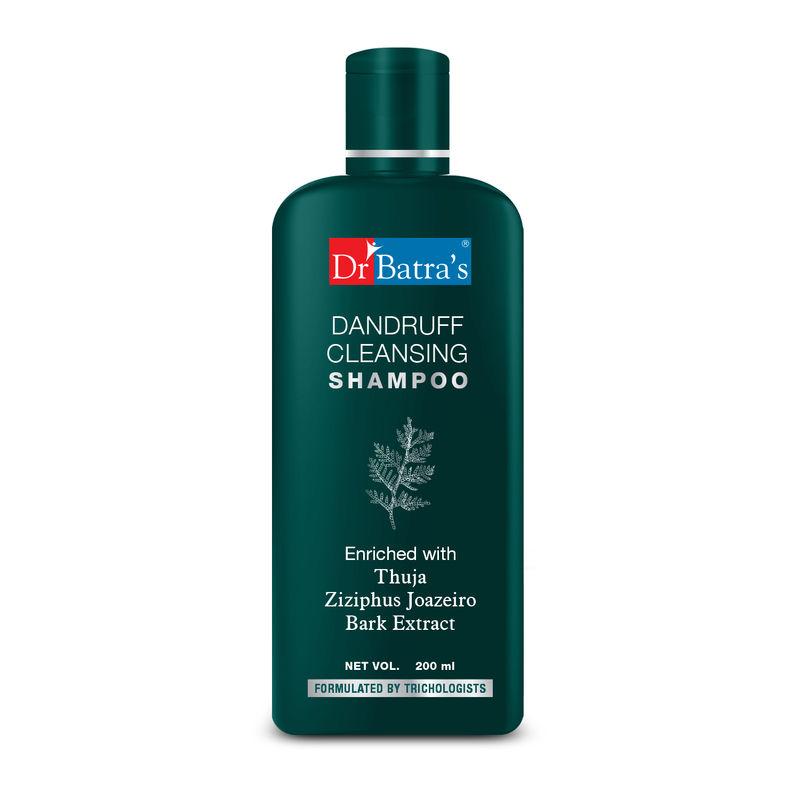 Dr Batra's Dandruff Cleansing Shampoo Enriched With Thuja,Anti Dandruff Paraben Free for Women