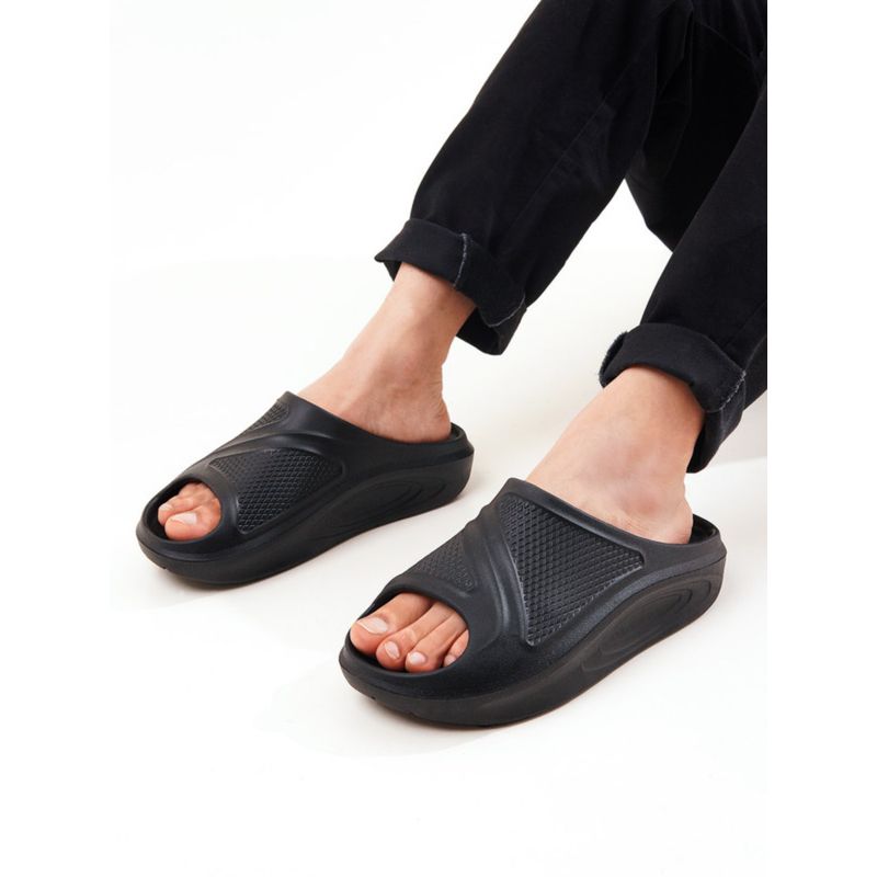 Bacca Bucci Floats-Ultra Light Weight EVA Sliders for Men Black (UK 9)
