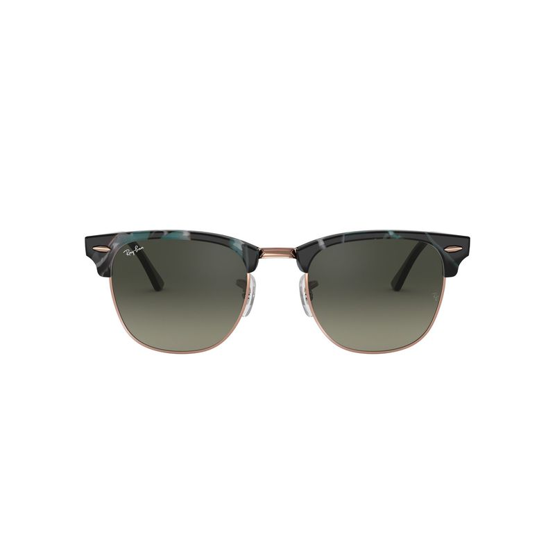 Buy Ray-Ban 0RB3016 Grey Gradient Icons Clubmaster Sunglasses (49 mm ...