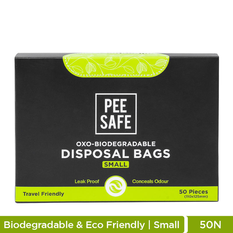 Pee Safe Oxo-biodegradable Disposable Bag - Pack of 50