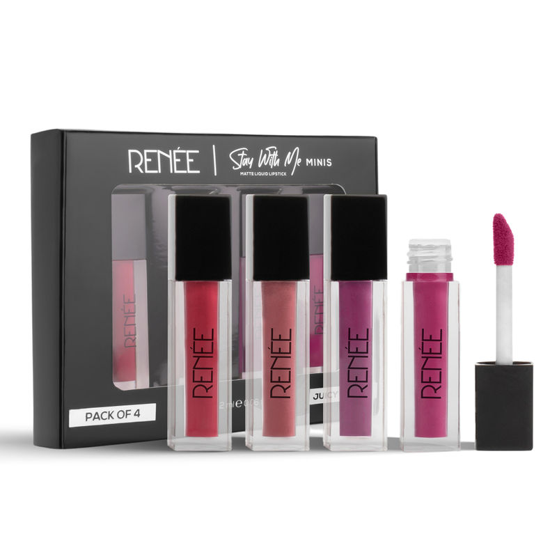 Renee Stay With Me Minis Matte Liquid Lipsticks - 01 Juicy Berries