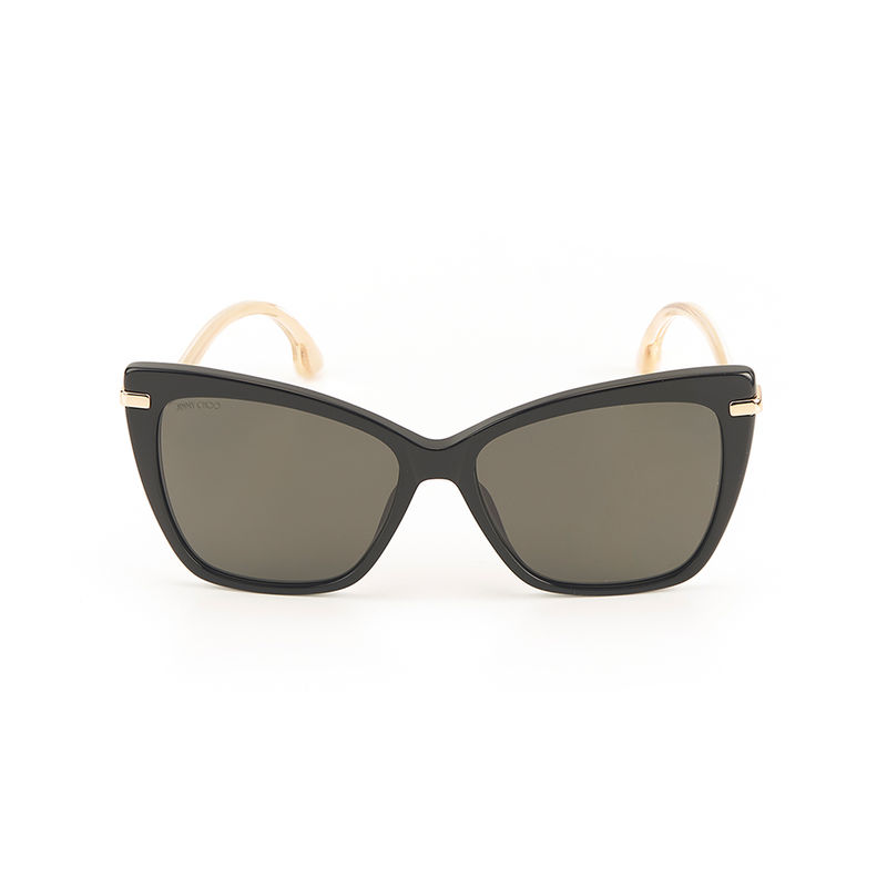 Jimmy Choo Woman Rectangular Square Shape Grey Pz Lens Sunglasses (57) Buy Jimmy Choo Woman