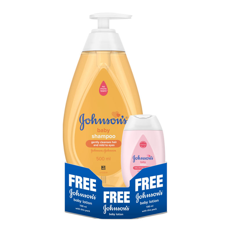 Johnson's Baby No More Tear Shampoo with free Baby Lotion