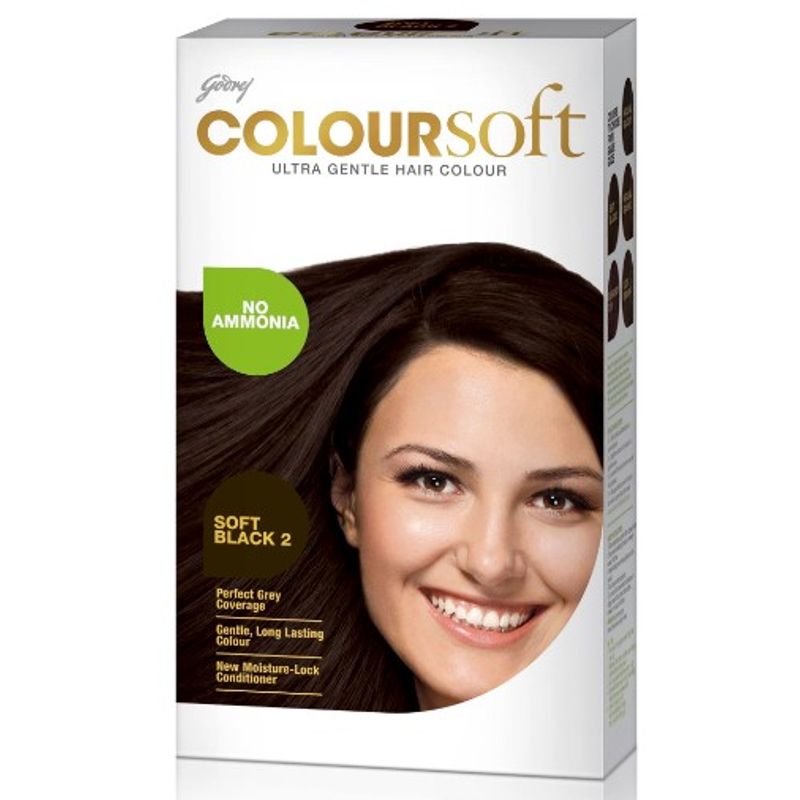 Godrej Coloursoft Hair Colour - Soft Black 2