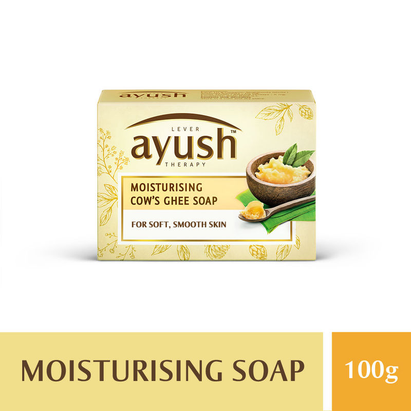 Lever Ayush Moisturising Cow's Ghee Soap