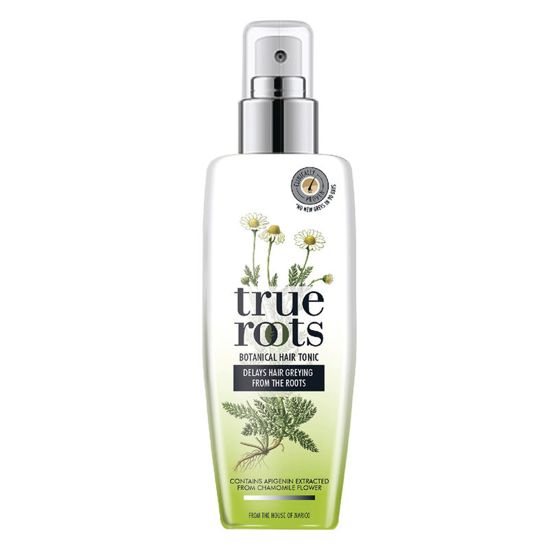 True Roots Botanical Hair Tonic to Delay Hair Greying