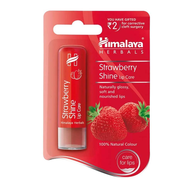 Himalaya Herbals Strawberry Shine Lip Care Buy Himalaya Herbals Strawberry Shine Lip Care Online At Best Price In India Nykaa