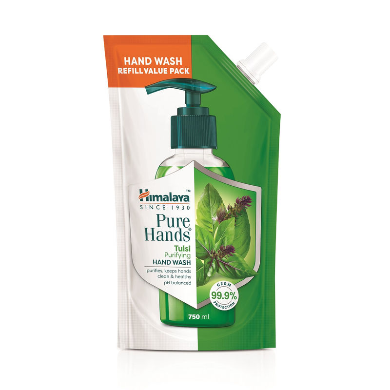 Himalaya Pure Hands Purifying Tulsi Hand Wash Buy Himalaya Pure Hands Purifying Tulsi Hand Wash Online At Best Price In India Nykaa