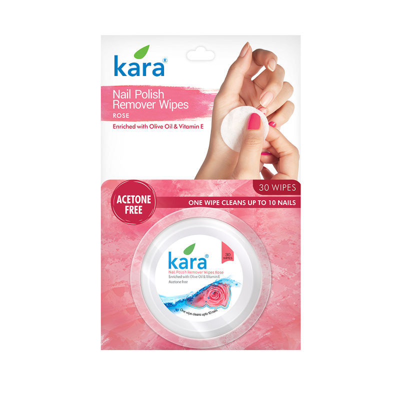 Kara acetone free best nail polish/paint remover wipes | hacks | price |  Demo & review | India 2020 - YouTube