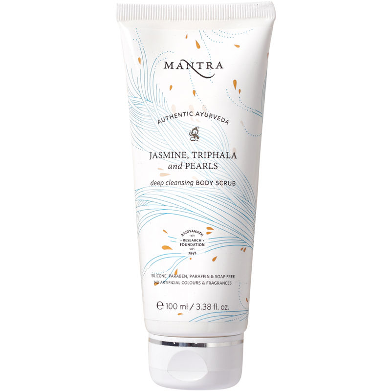 Mantra Herbal Jasmine, Triphala And Pearls Deep Cleansing Body Scrub