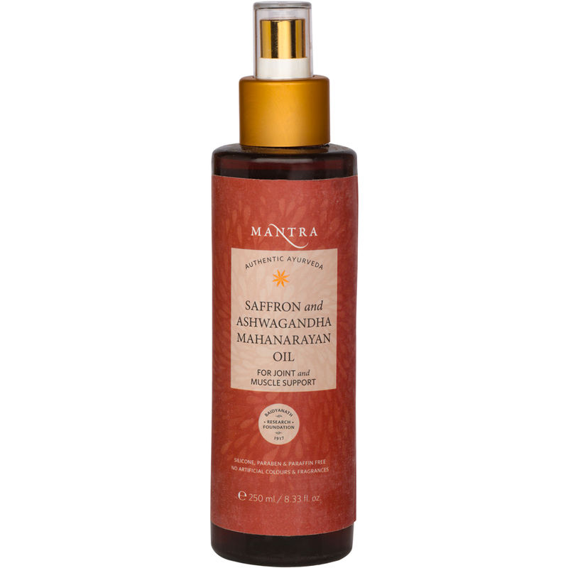 Mantra Herbal Saffron & Ashwagandha Mahanarayan Oil For Joint And Muscle Support