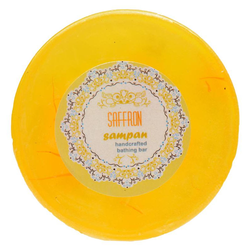 Sampan Handcrafted Saffron Sampan Bathing Bar - 150gm