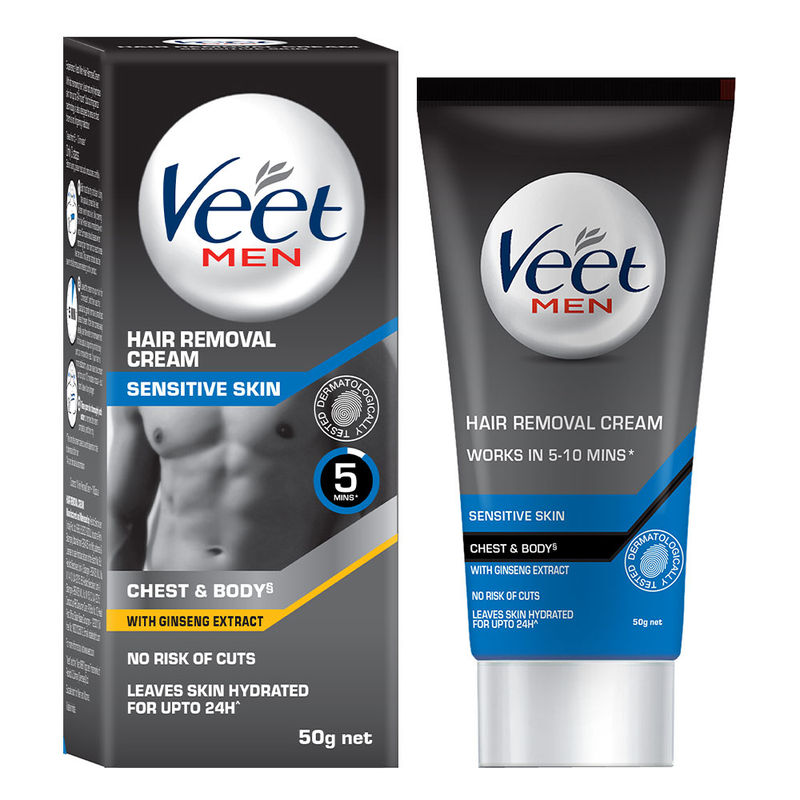 Veet Hair Removal Cream For Men Sensitive Skin At Nykaaman Com