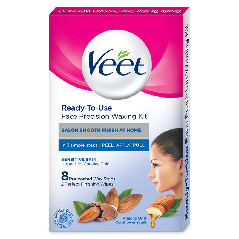 Buy Veet Face Precision Waxing Kit With Almond Oil Cornflower