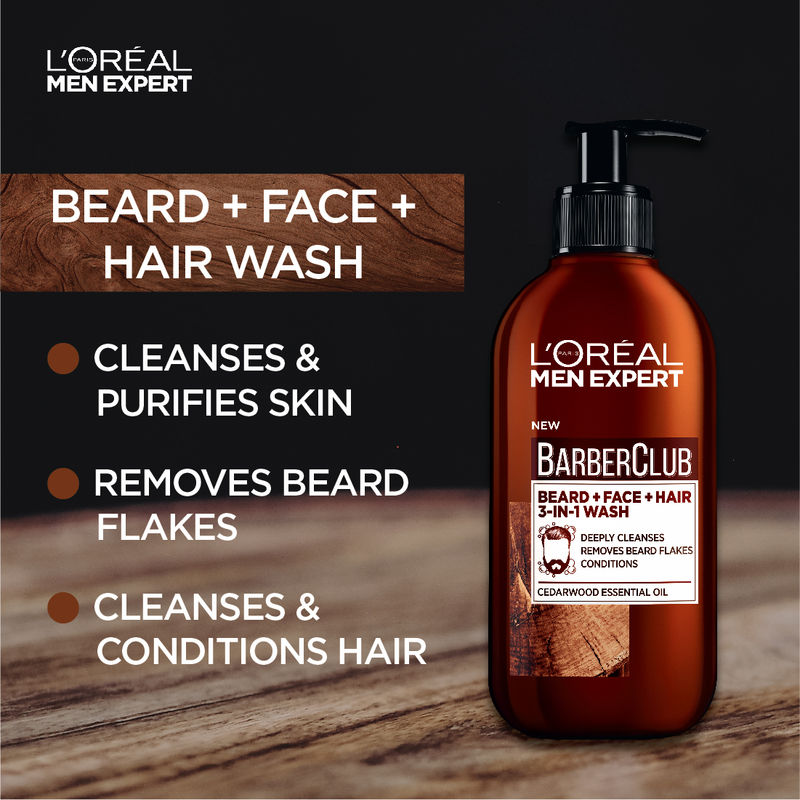 L Oreal Paris Men Expert Barber Club Beard Face Hair 3 In 1