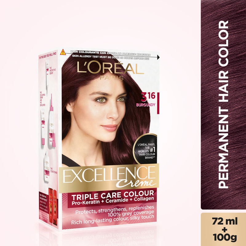 Loreal Excellence Hair Colour Chart