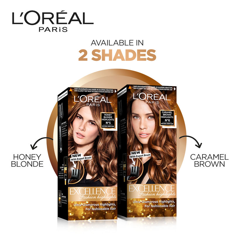 L Oreal Paris Excellence Fashion Highlights Hair Color Honey