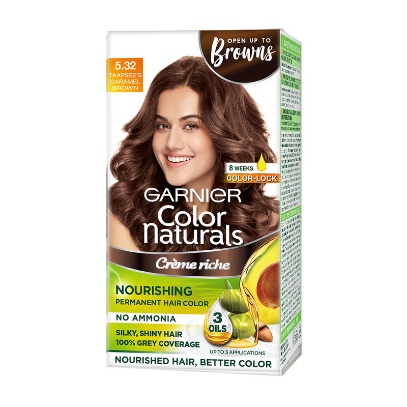 Garnier Color Naturals Creme Hair Color 5 32 Caramel Brown At