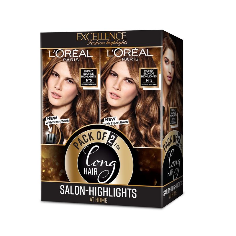 L Oreal Paris Excellence Fashion Highlights Honey Blonde Pack