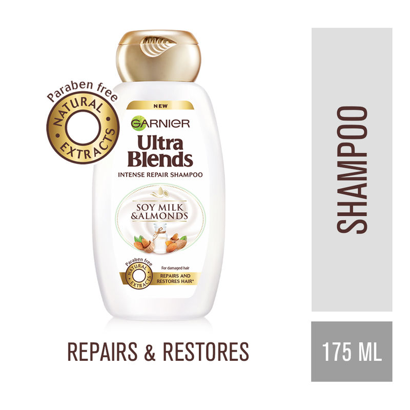 Garnier Ultra Blends Soy Milk & Almonds Shampoo
