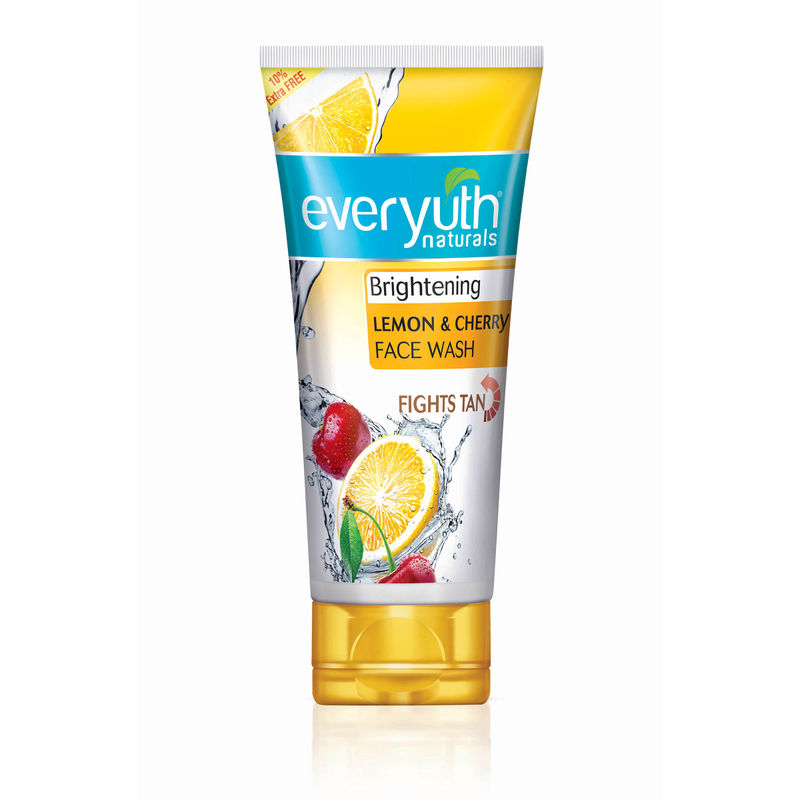 Everyuth Naturals Brightening Lemon Cherry Face Wash At Nykaa Com