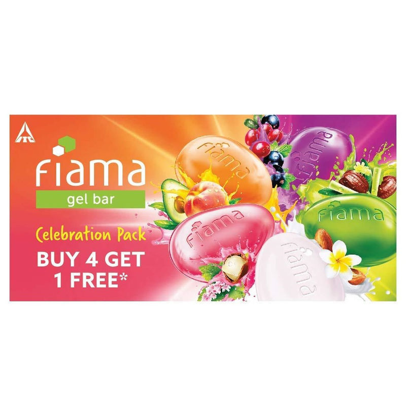 Fiama Gel Bar Celebration Pack (Buy 4 Get 1 Free)