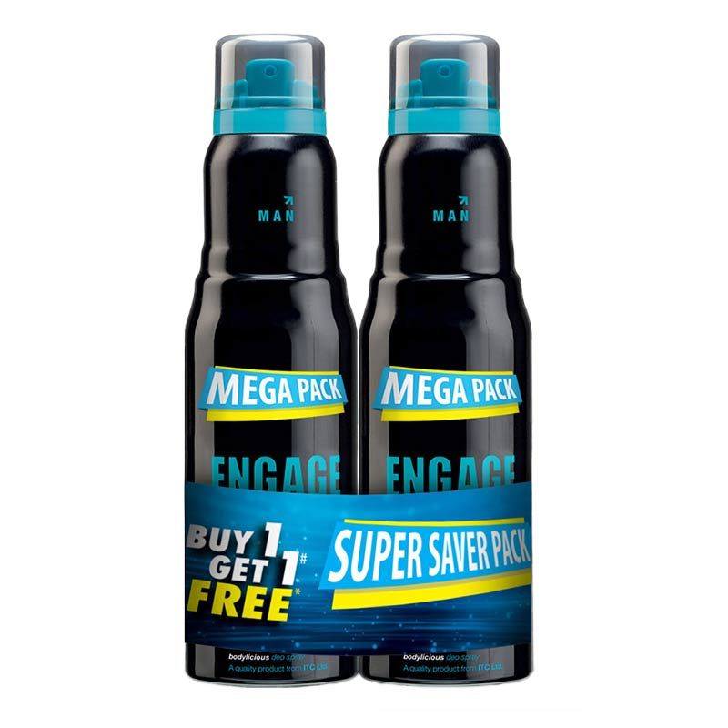 Engage Mate Bodylicious Deo Spray - 220ml Each (Buy 1 Get 1 Free)