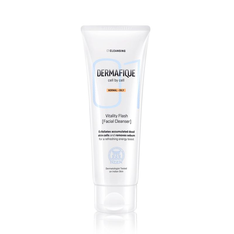 Dermafique Vitality Flash Facial Cleanser - 100ml