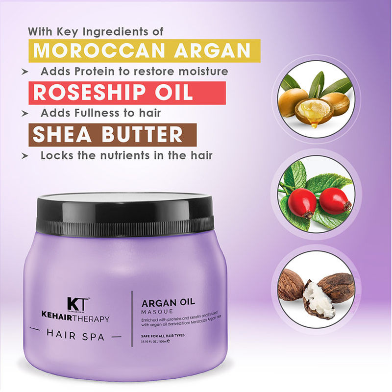 Kt Professional Kehairtherapy Argan Oil Masque At Nykaa Com