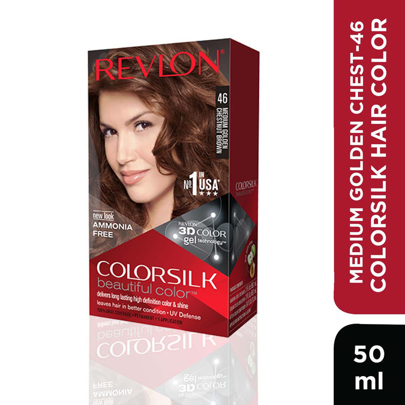 Revlon Colorsilk Hair Color Medium Golden Chest Nut Brown 4gc
