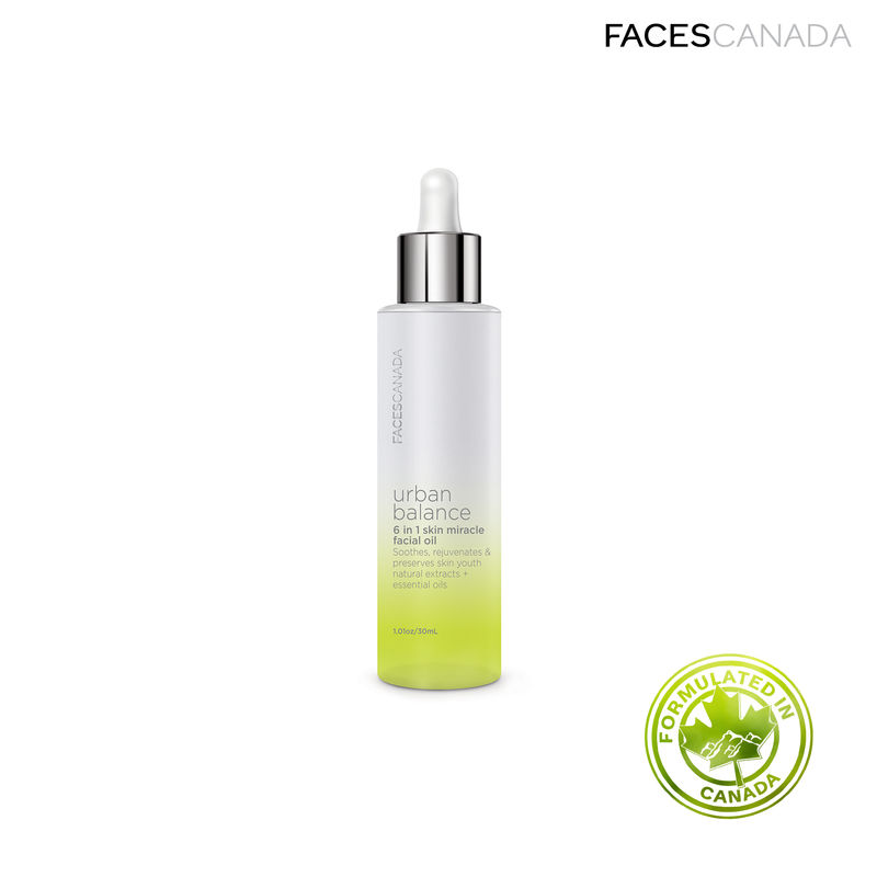 Faces Canada Urban Balance 6 In 1 Skin Miracle Facial Oil At Nykaa Com
