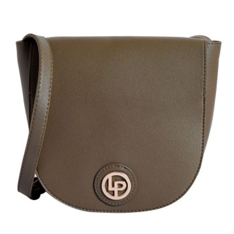 faux leather sling bag