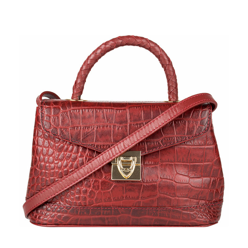 Hidesign Epocca 03 Red Hand Bag Buy Hidesign Epocca 03 Red Hand Bag Online at Best Price in