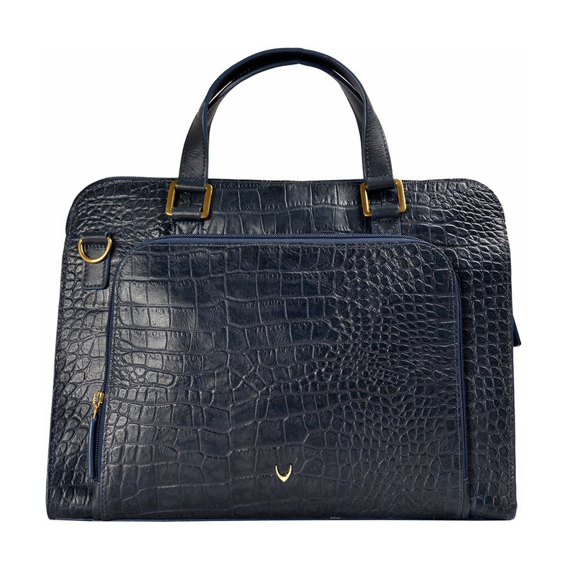 Hidesign Biscotte 02 Blue Laptop Bag Buy Hidesign Biscotte 02 Blue