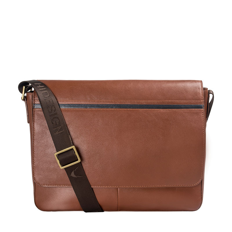 Buy Hidesign Sigmund 01 Tan Messenger Bag Online