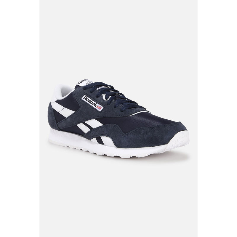 Reebok Mens Classic Nylon Running Shoes Navy Blue (UK 8)