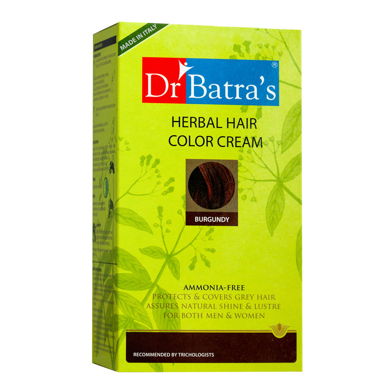 Dr Batra's Herbal Hair Color Cream - Burgendy