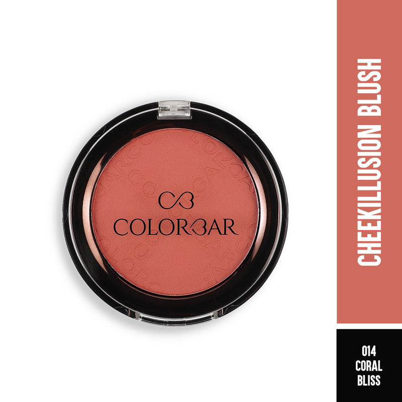 Colorbar Cheekillusion Blush - 014 Coral Bliss