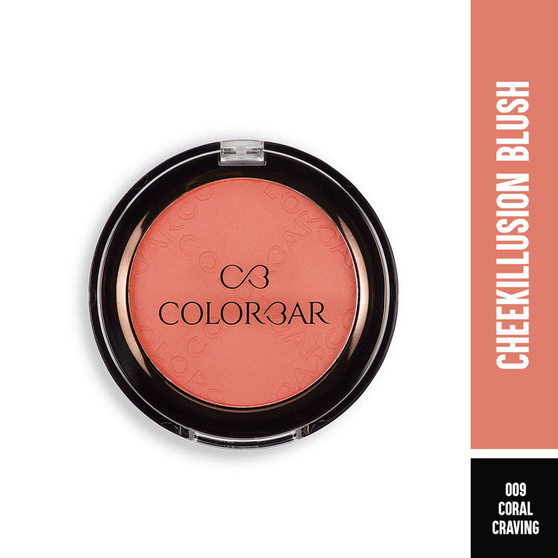 Colorbar Cheekillusion Blush - 009 Coral Craving