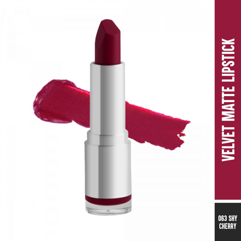 Colorbar Velvet Matte Lipstick   SHY CHERRY 63