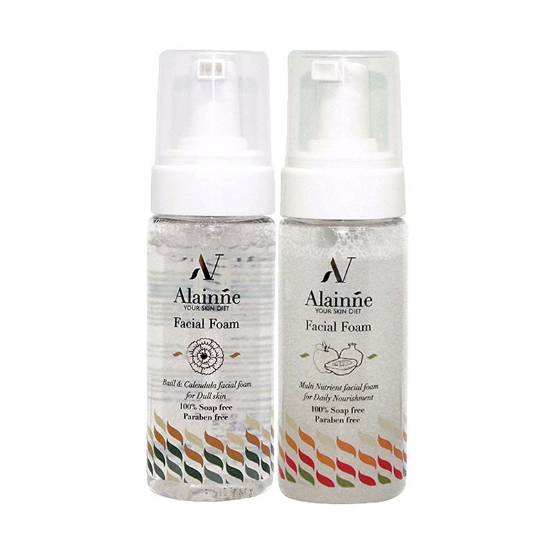 Alainne Basil, Calendula & Multi Nutrient Facial Foam Combo