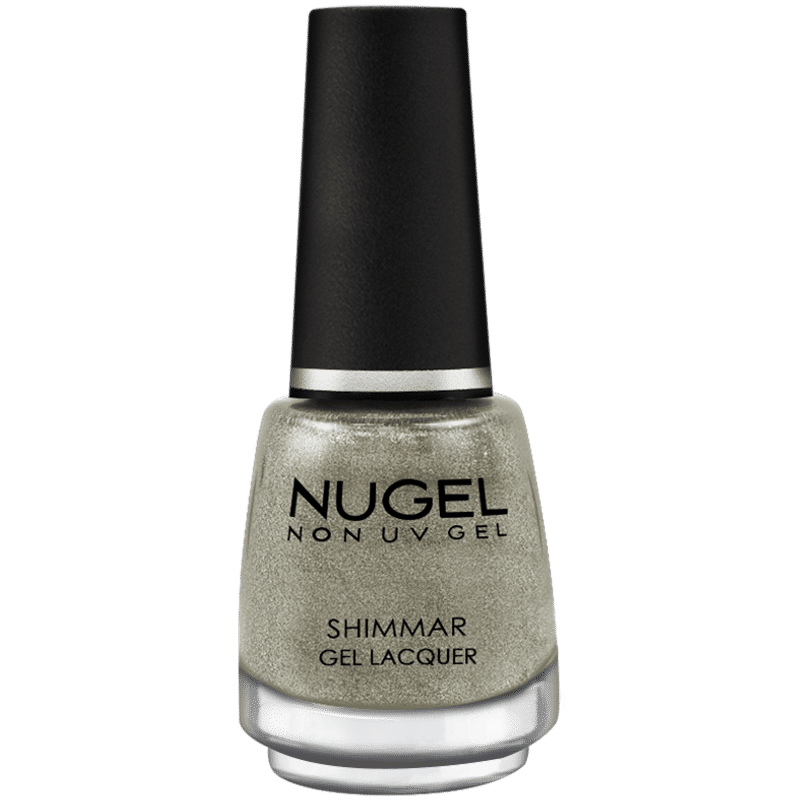 Nugel Non UV Gel Shimmer Nail Paint - Diamond Silver