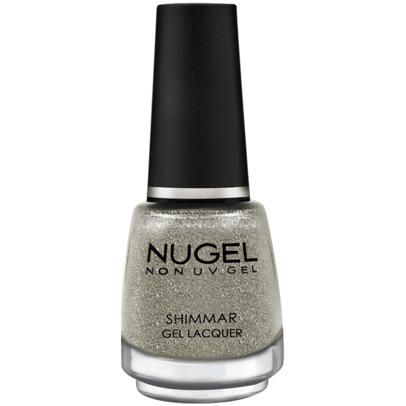 Nugel Non UV Gel Shimmer Nail Paint - Diamond Light Gold