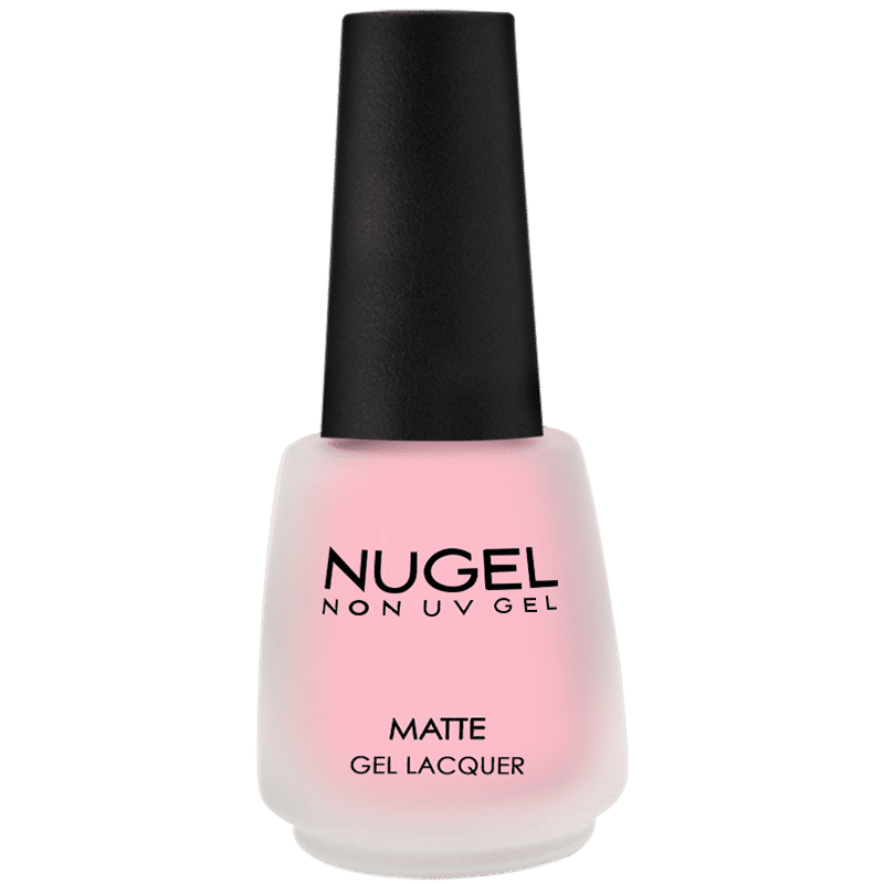 Nugel Non UV Gel Matte Nail Paint - Pink Lacy Matte