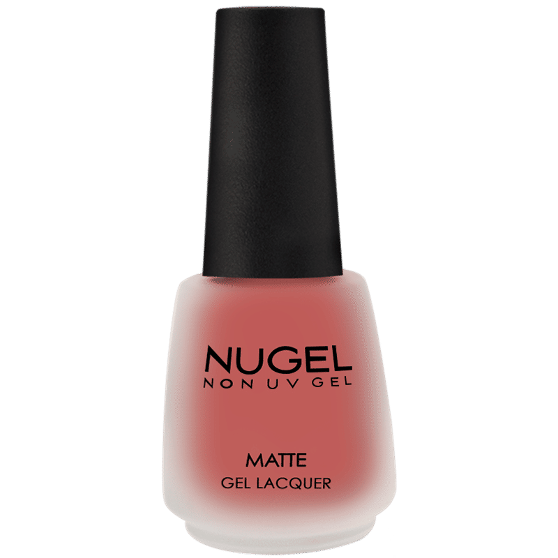 Nugel Non UV Gel Matte Nail Paint - Peach Matte