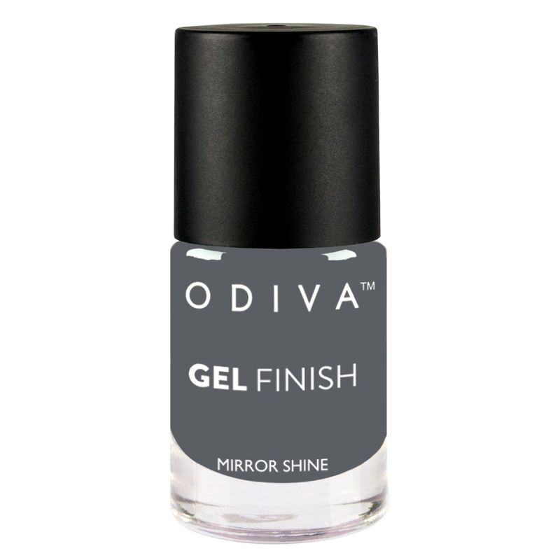 Odiva Gel Finish Nail Polish - Fifty First Shade Of Grey