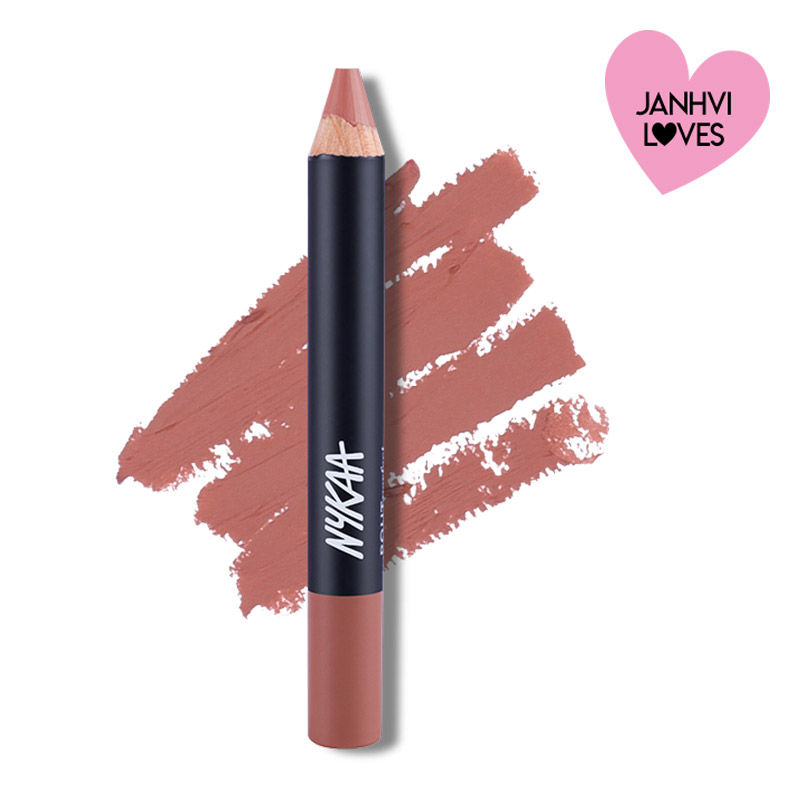 Nykaa Pout Perfect Lip & Cheek Creamy Matte Crayon Lipstick - Spice- Spice Baby! 21