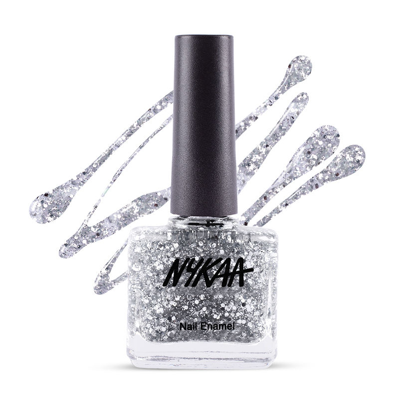 Nykaa Nail Enamel - 227 Silver Snow